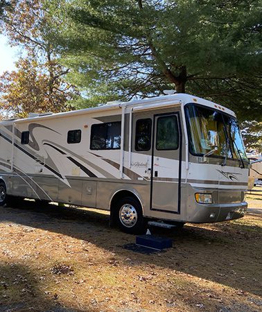 Day 6: Travel Day | A Rest Stop in CT to Normandy Farms RV Park, MA